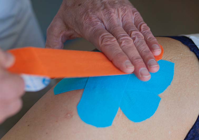 Kinesiotape anlegen